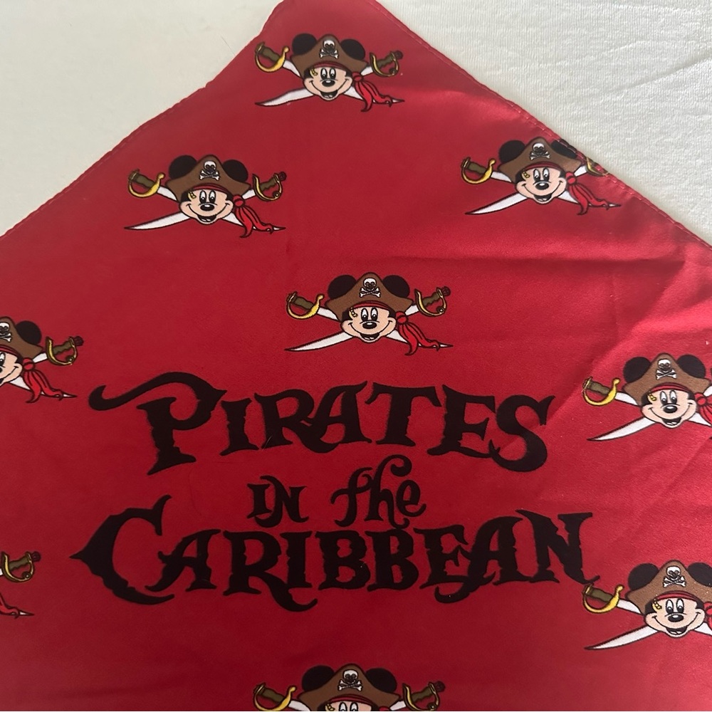 Pirates of the Caribbean set of 5 Red Bandanas